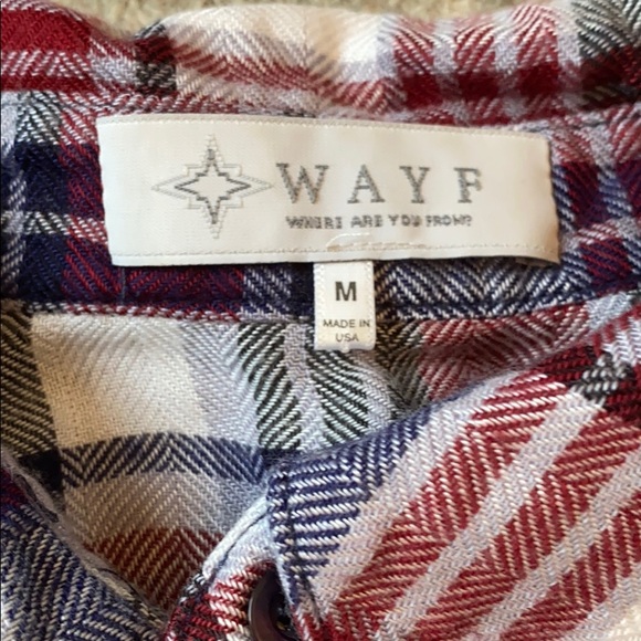 Wayf Plaid Button Down - Picture 2 of 4